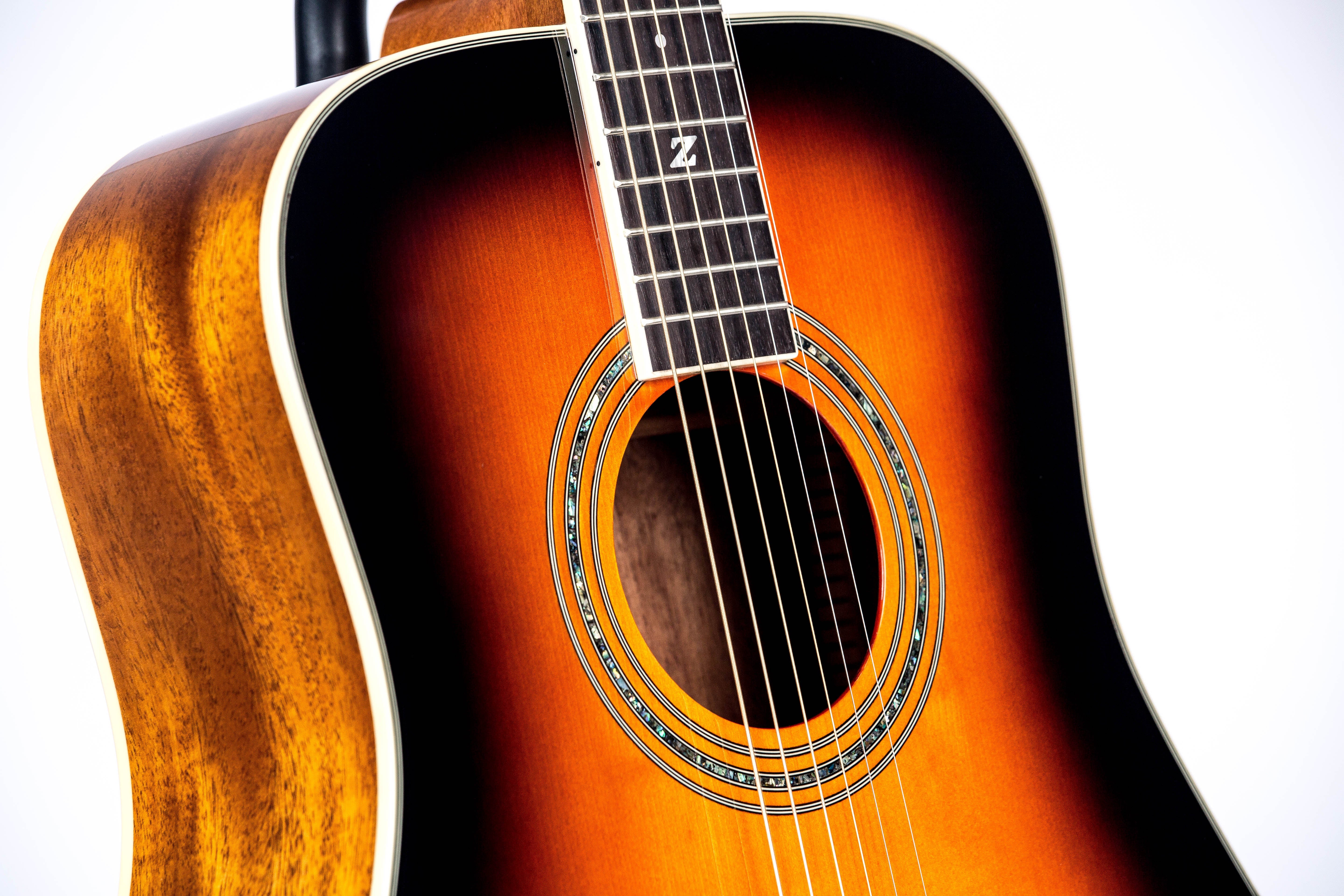 ZAD50 Solid Spruce/Mahogany Acoustic Vintage Sunburst