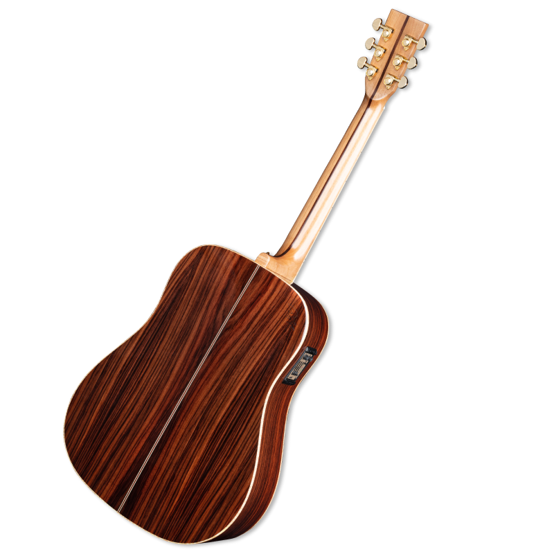 ZAD900E Solid Spruce/Rosewood Acoustic Electric AURA Full Box 50th Anniversary Tobacco Sunburst Pro Series