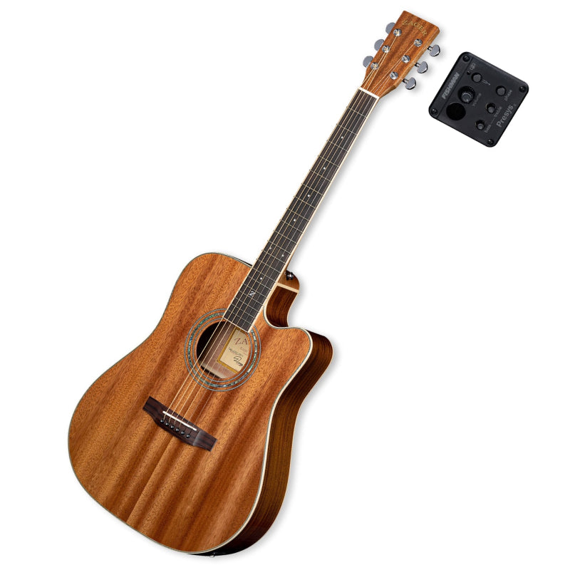 ZAD50CE Solid African Mahogany Acoustic Electric