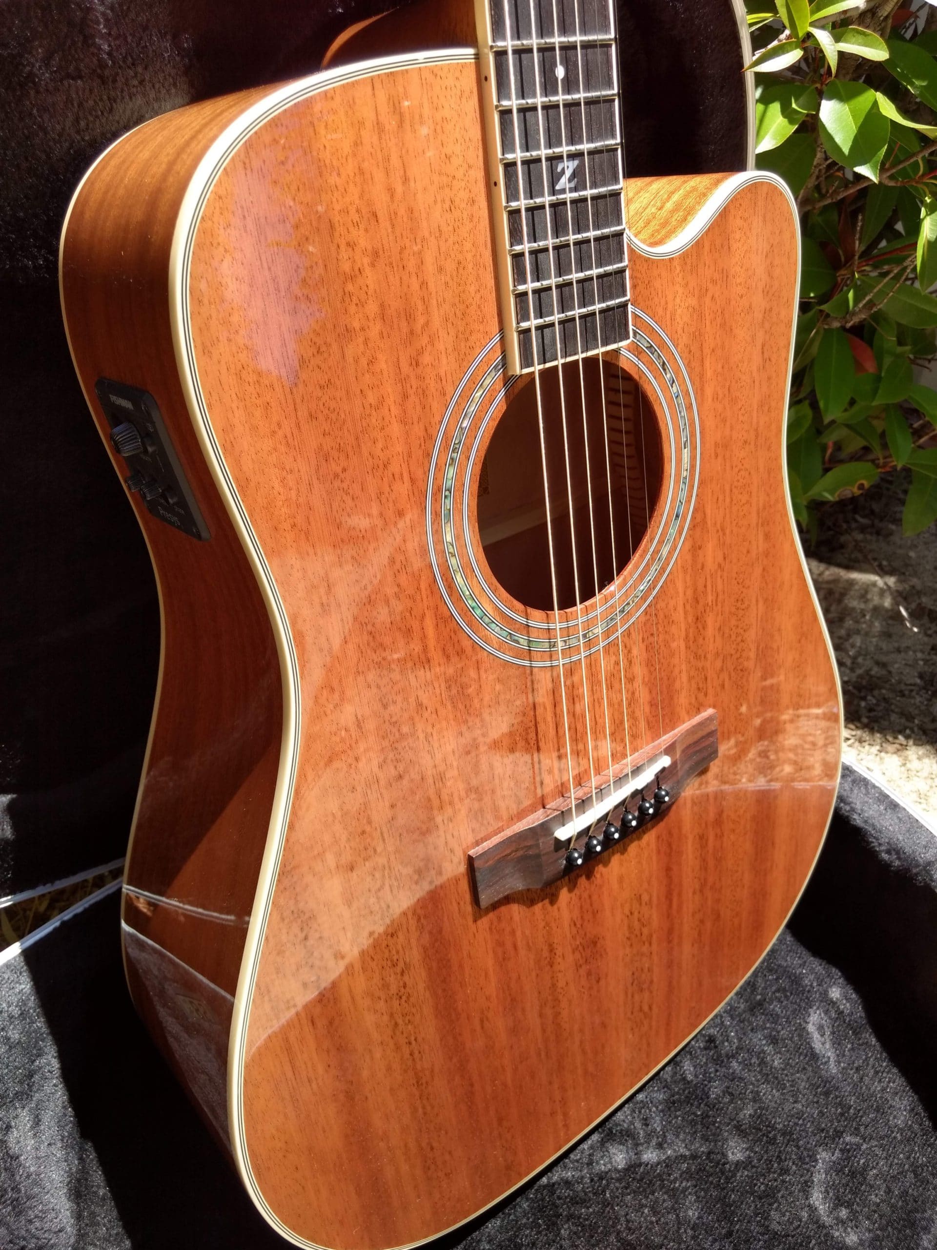 ZAD50CE Solid African Mahogany Acoustic Electric - Vault