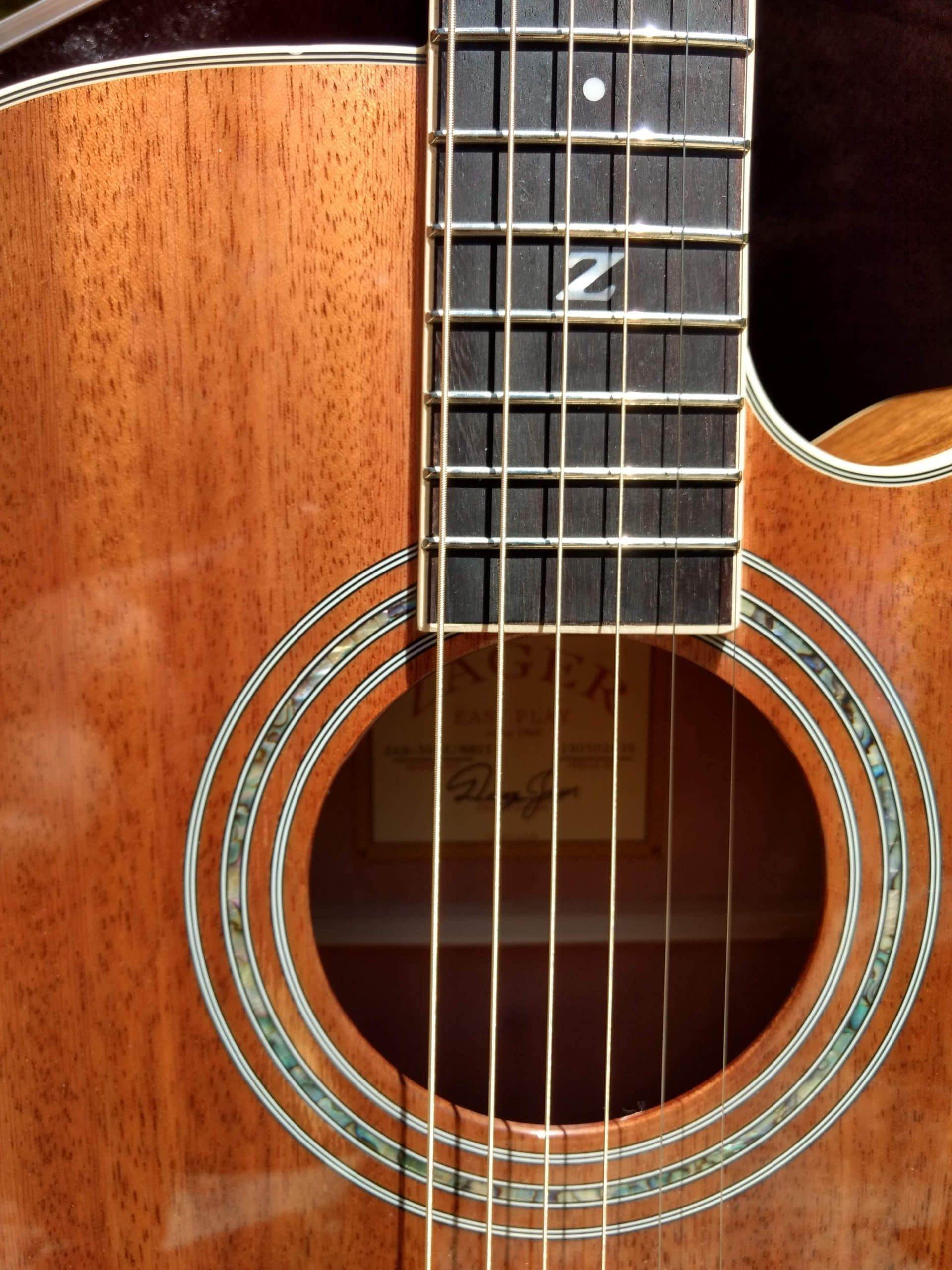 ZAD50CE Solid African Mahogany Acoustic Electric - Vault