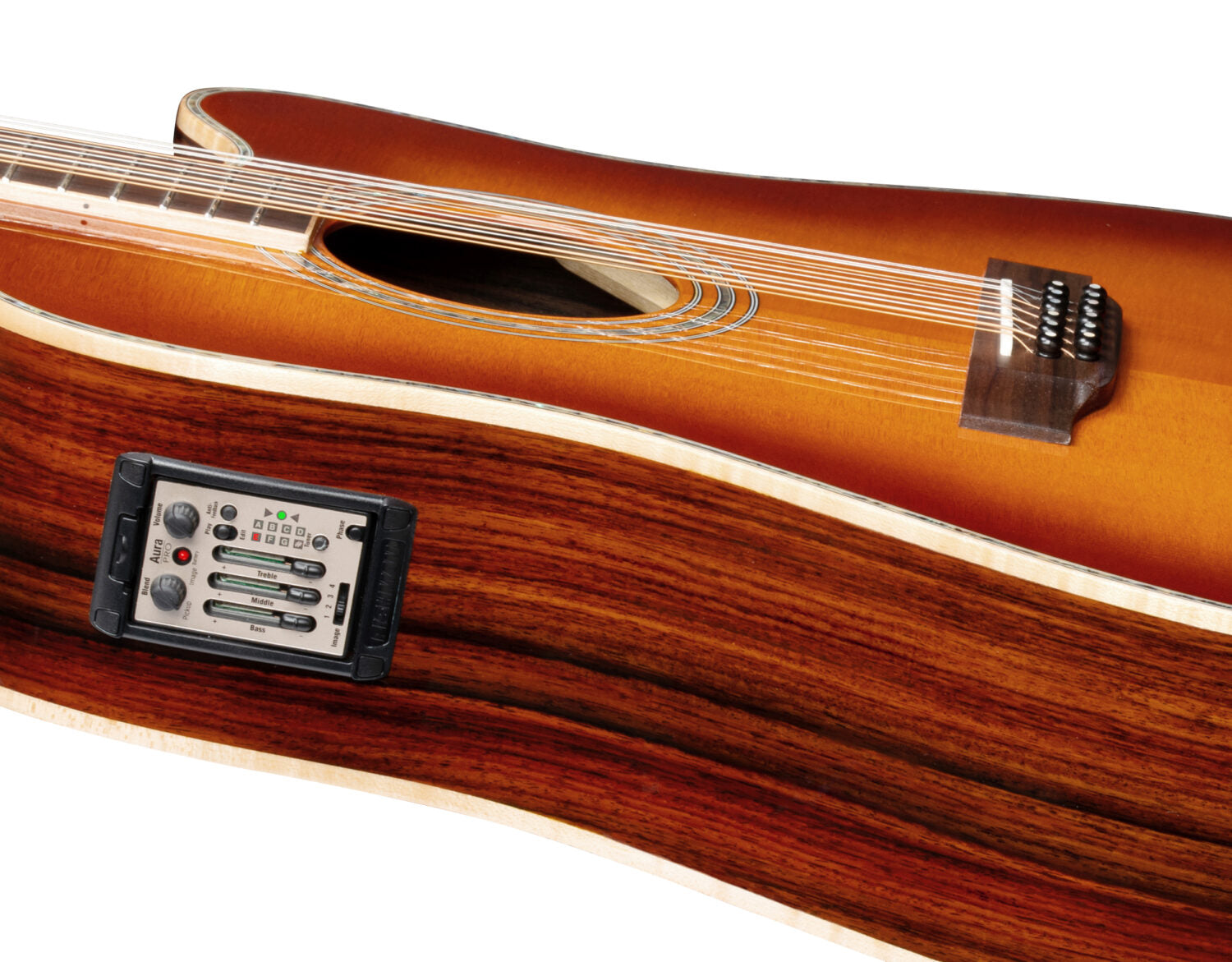 ZAD900CE 12 String Solid Spruce/Rosewood Acoustic Electric AURA Tobacco Sunburst Pro Series