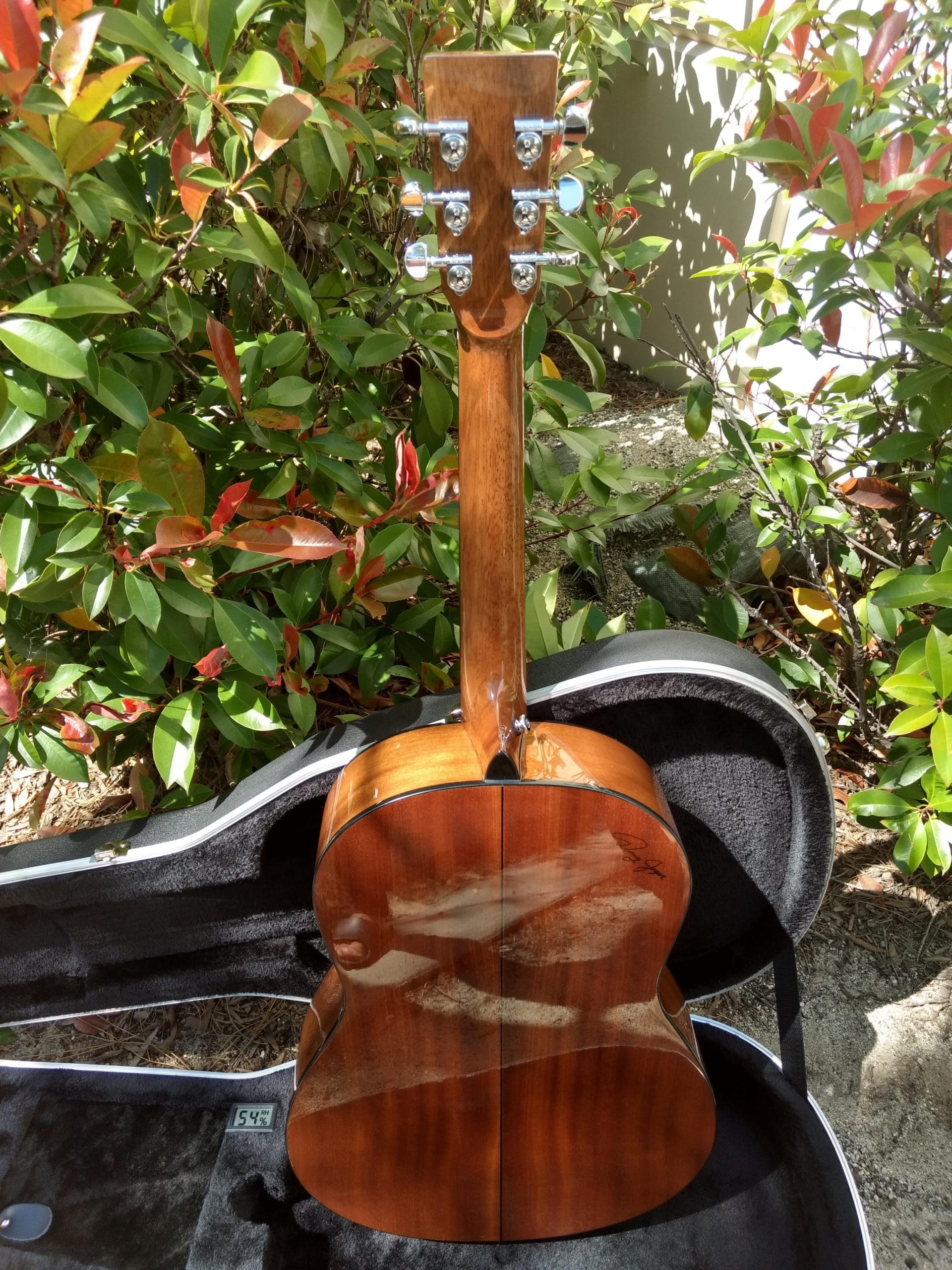 38 inch Parlor Size Solid African Mahogany Acoustic Electric - Vault