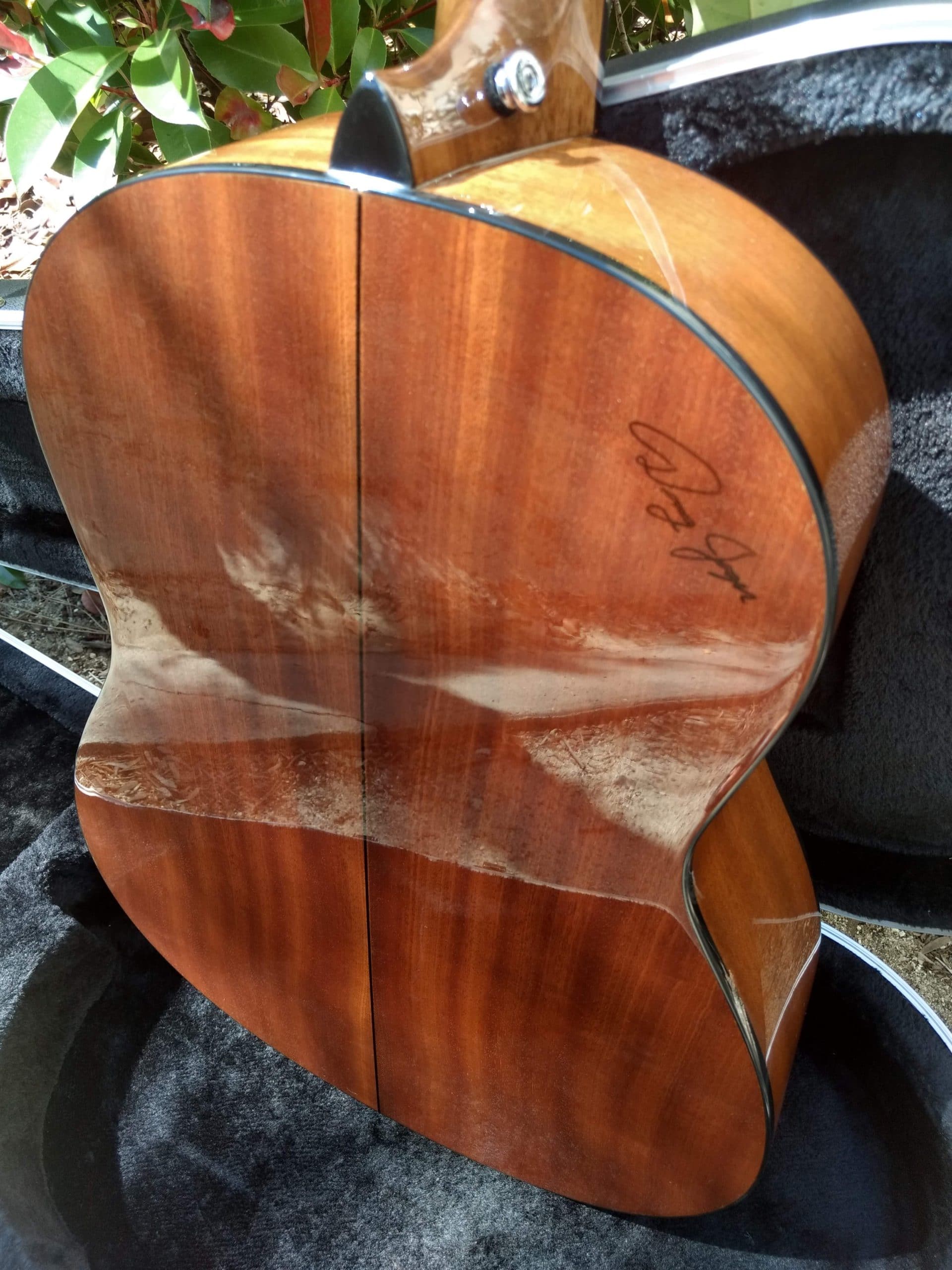 38 inch Parlor Size Solid African Mahogany Acoustic Electric - DEAL OF THE DAY
