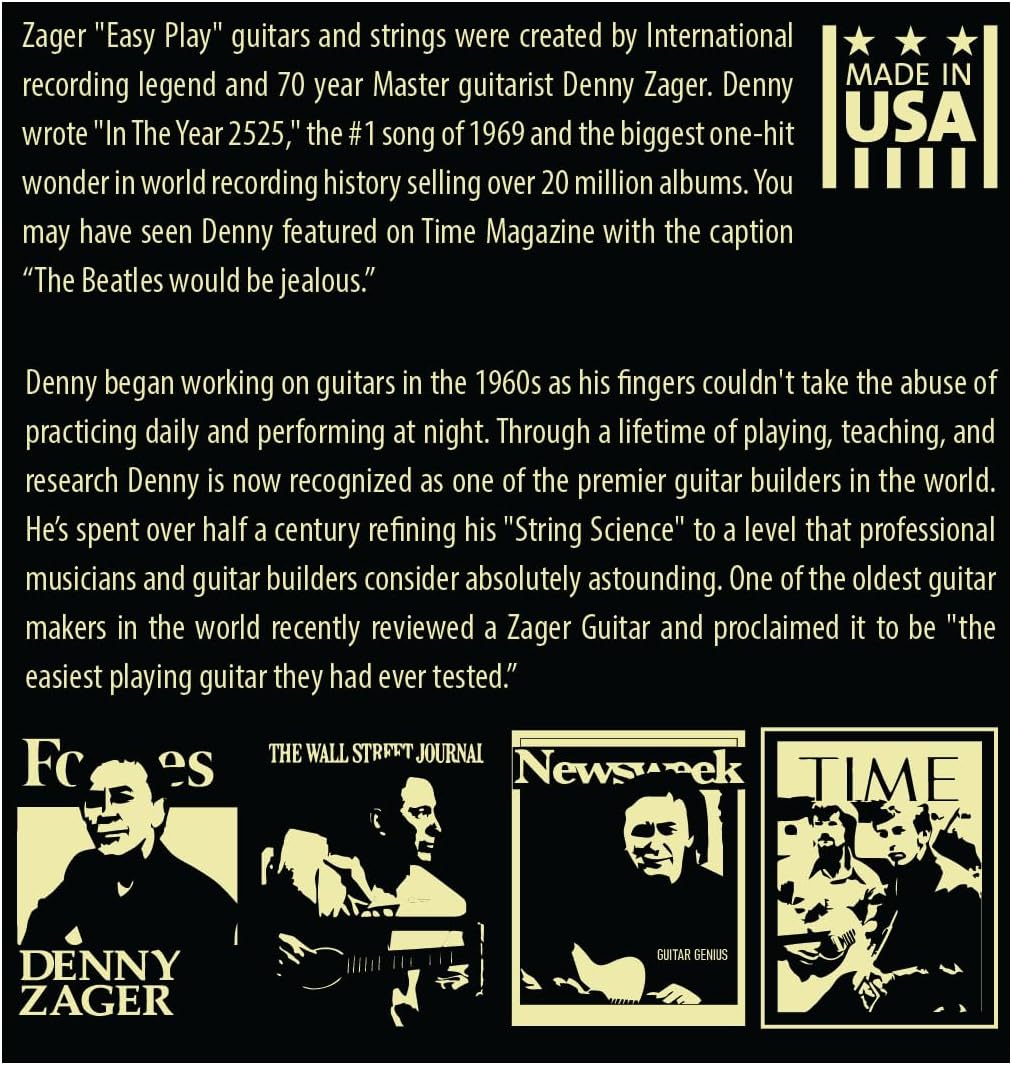 Zager Easy-Play Acoustic Guitar Strings