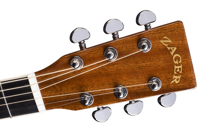 38 inch Parlor Size Solid African Mahogany Acoustic Electric Left Handed