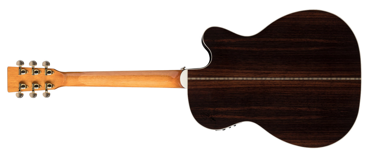 ZAD80CE Solid Cedar/Rosewood Acoustic Electric Smaller “OM” Size Left Handed