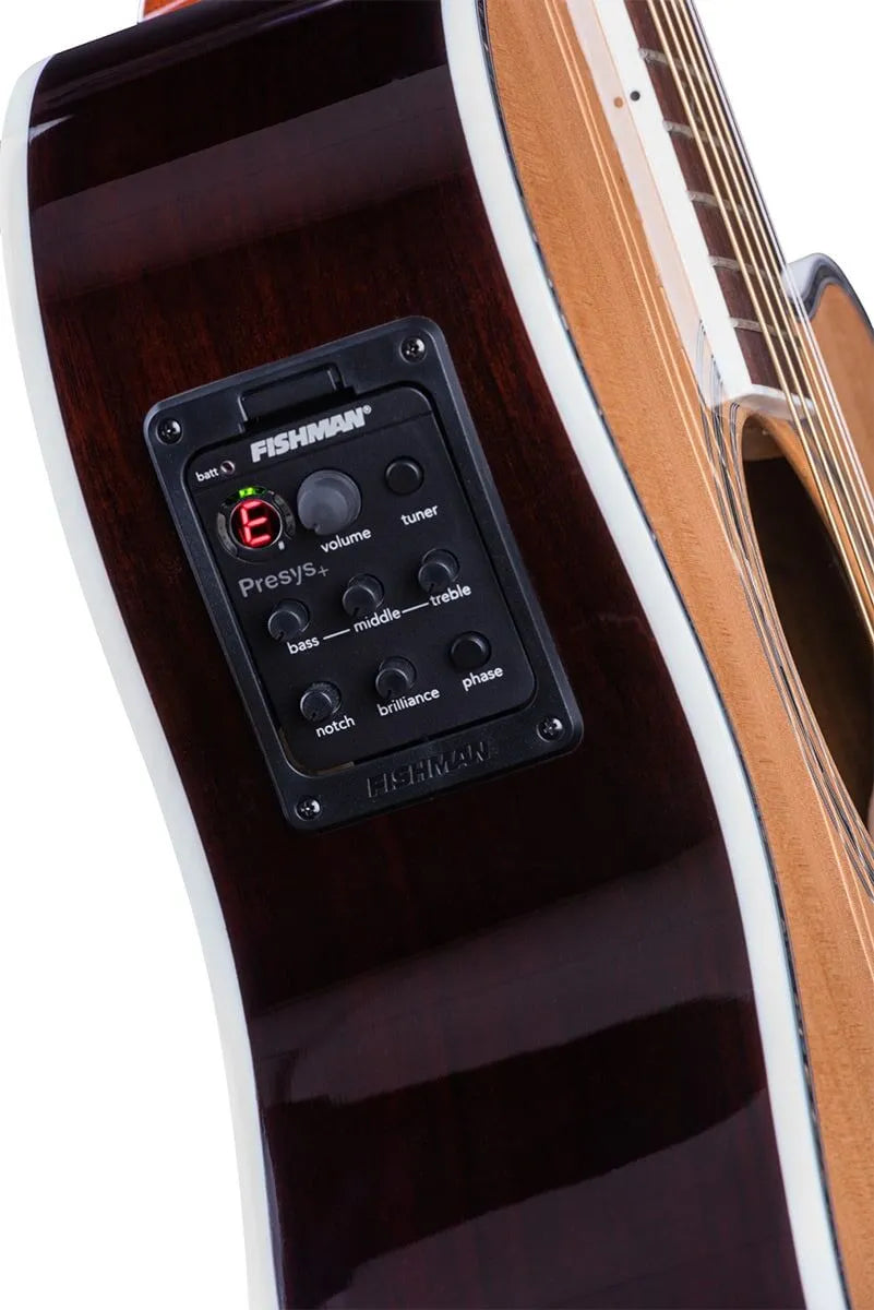 ZAD80CE Solid Cedar/Rosewood Acoustic Electric Pro Series Smaller “OM” Size Left Handed