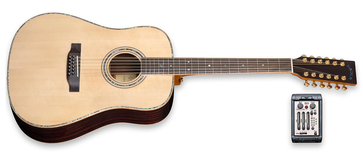 ZAD900E 12 String Solid Spruce/Rosewood Acoustic Electric AURA Pro Series