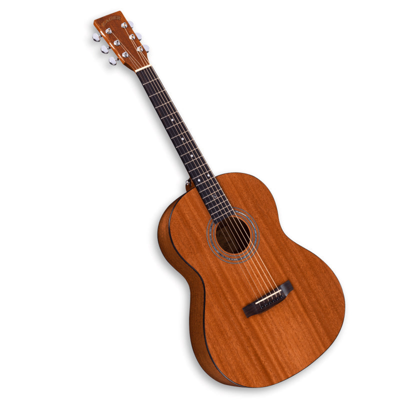 38 inch Parlor Size Solid African Mahogany Acoustic Electric Left Handed
