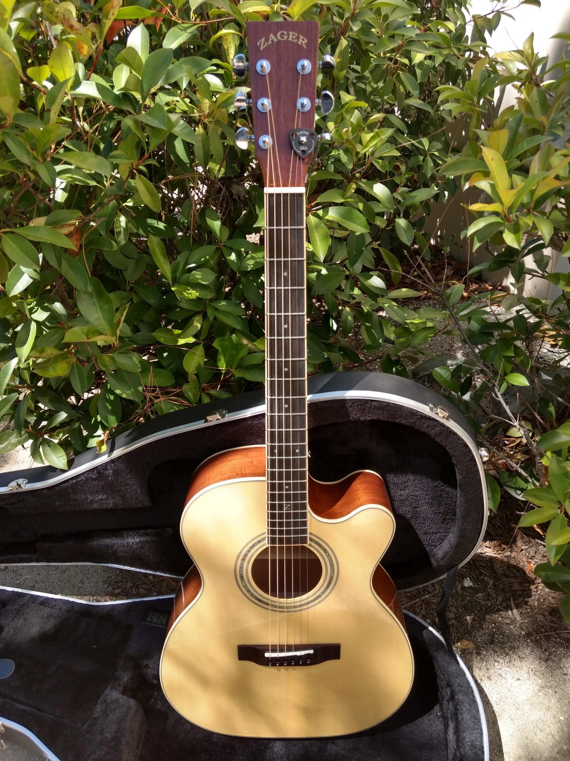 ZAD50CE Solid Spruce/Mahogany Acoustic Electric Smaller “OM” Size - Vault