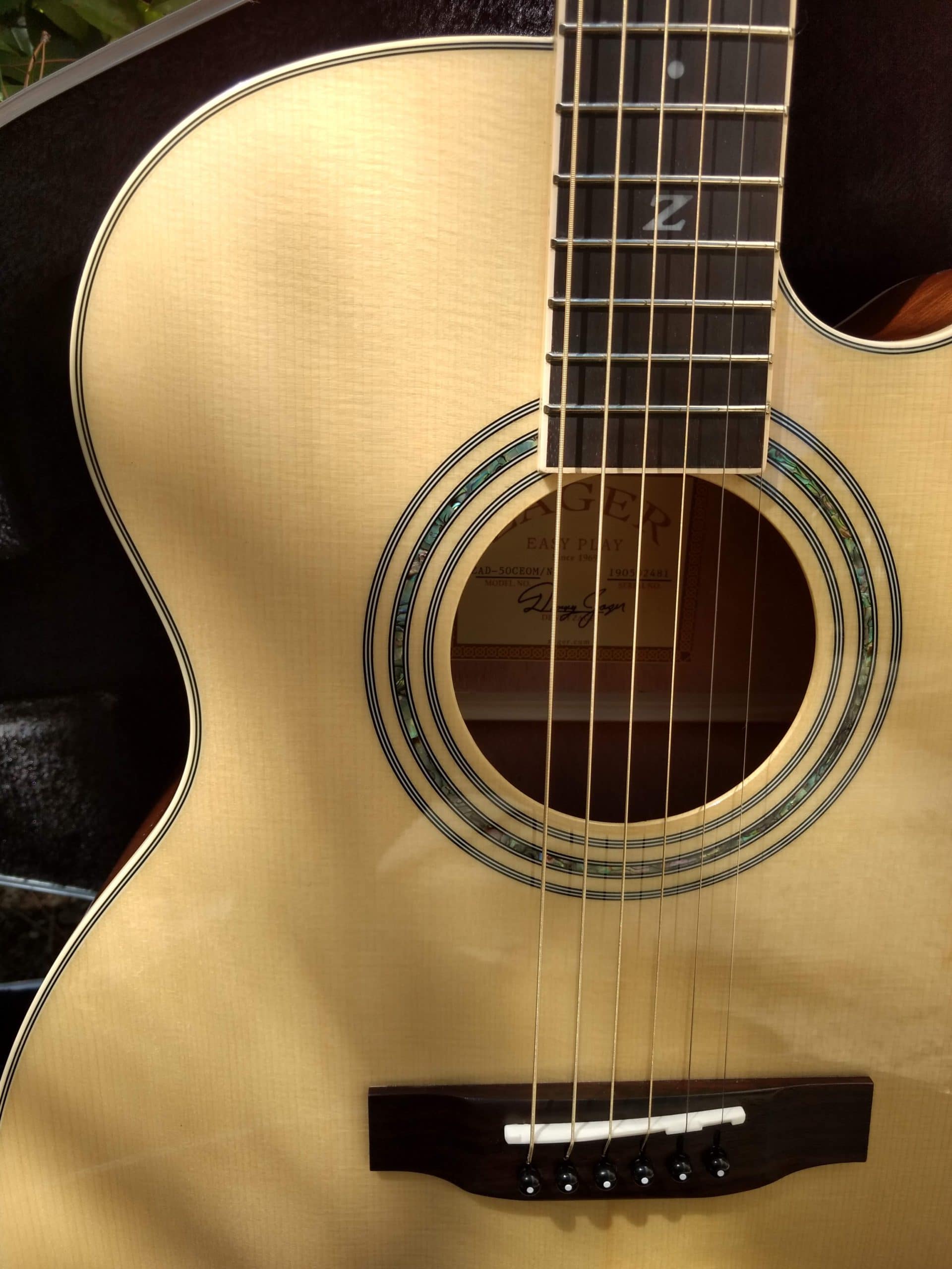 ZAD50CE Solid Spruce/Mahogany Acoustic Electric Smaller “OM” Size - DEAL OF THE DAY