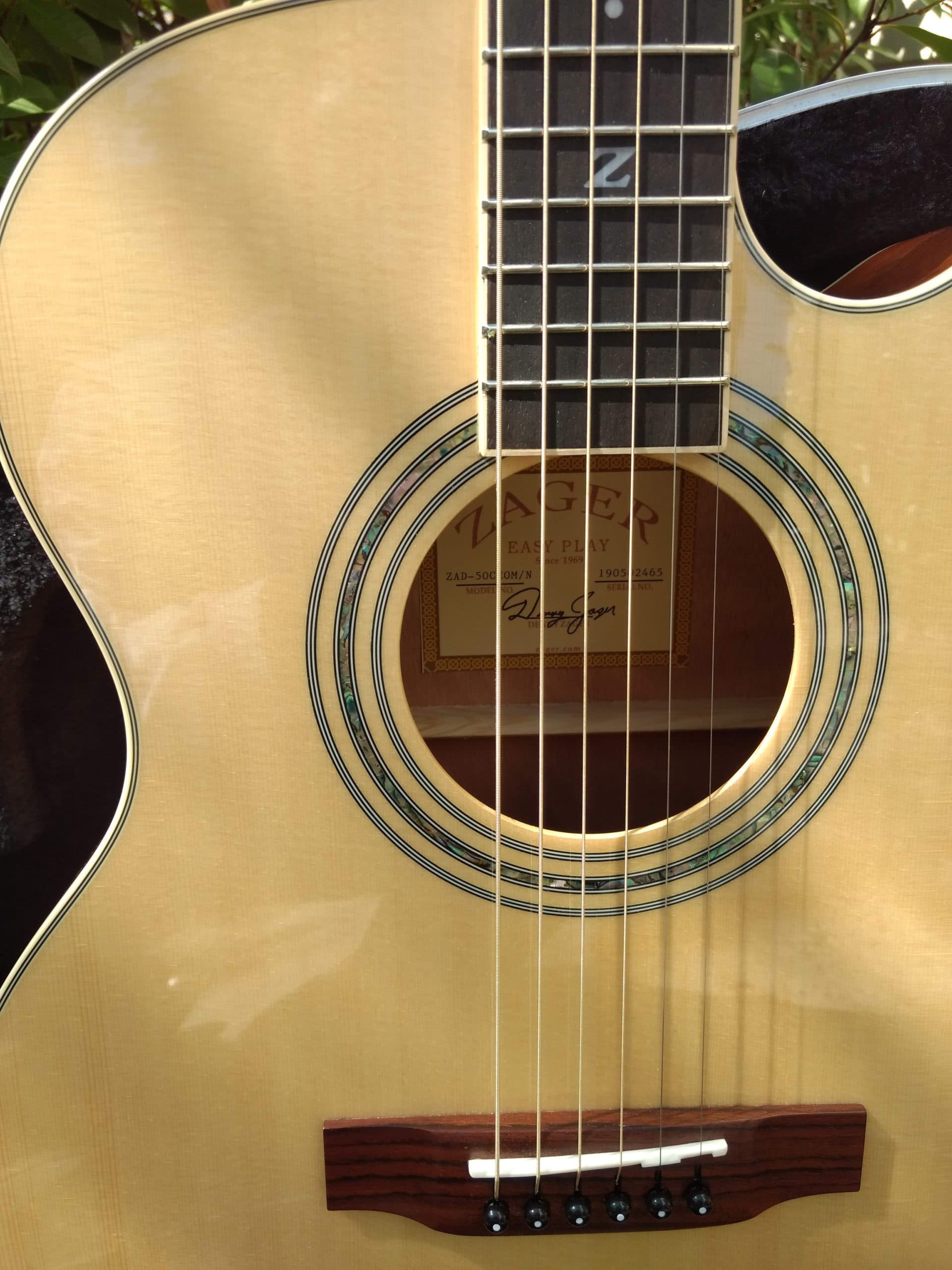ZAD50CE Solid Spruce/Mahogany Acoustic Electric Smaller “OM” Size - Vault