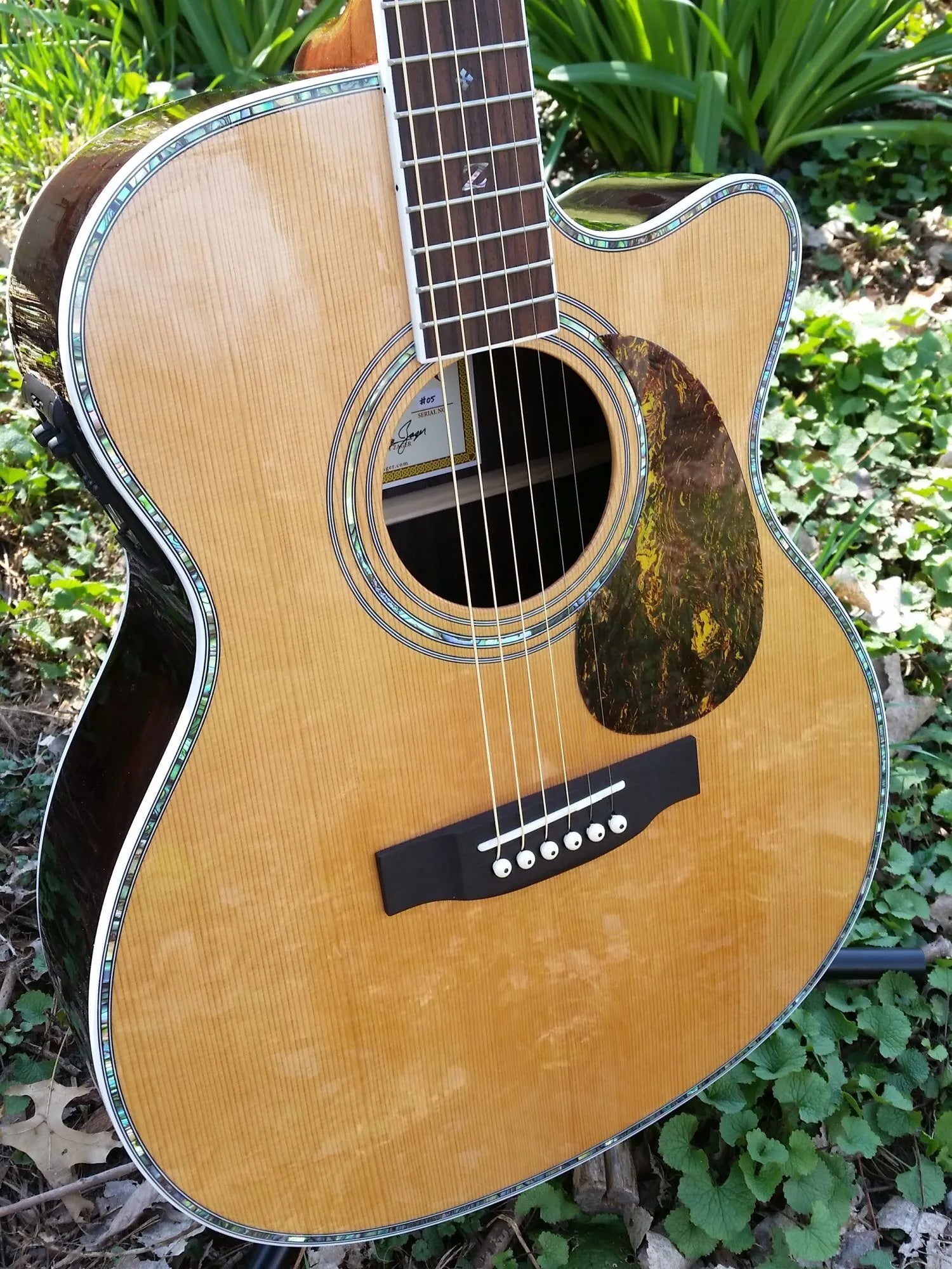 ZAD80CE Solid Cedar/Rosewood Acoustic Electric Smaller “OM” Size Pro Series - DEAL OF THE DAY
