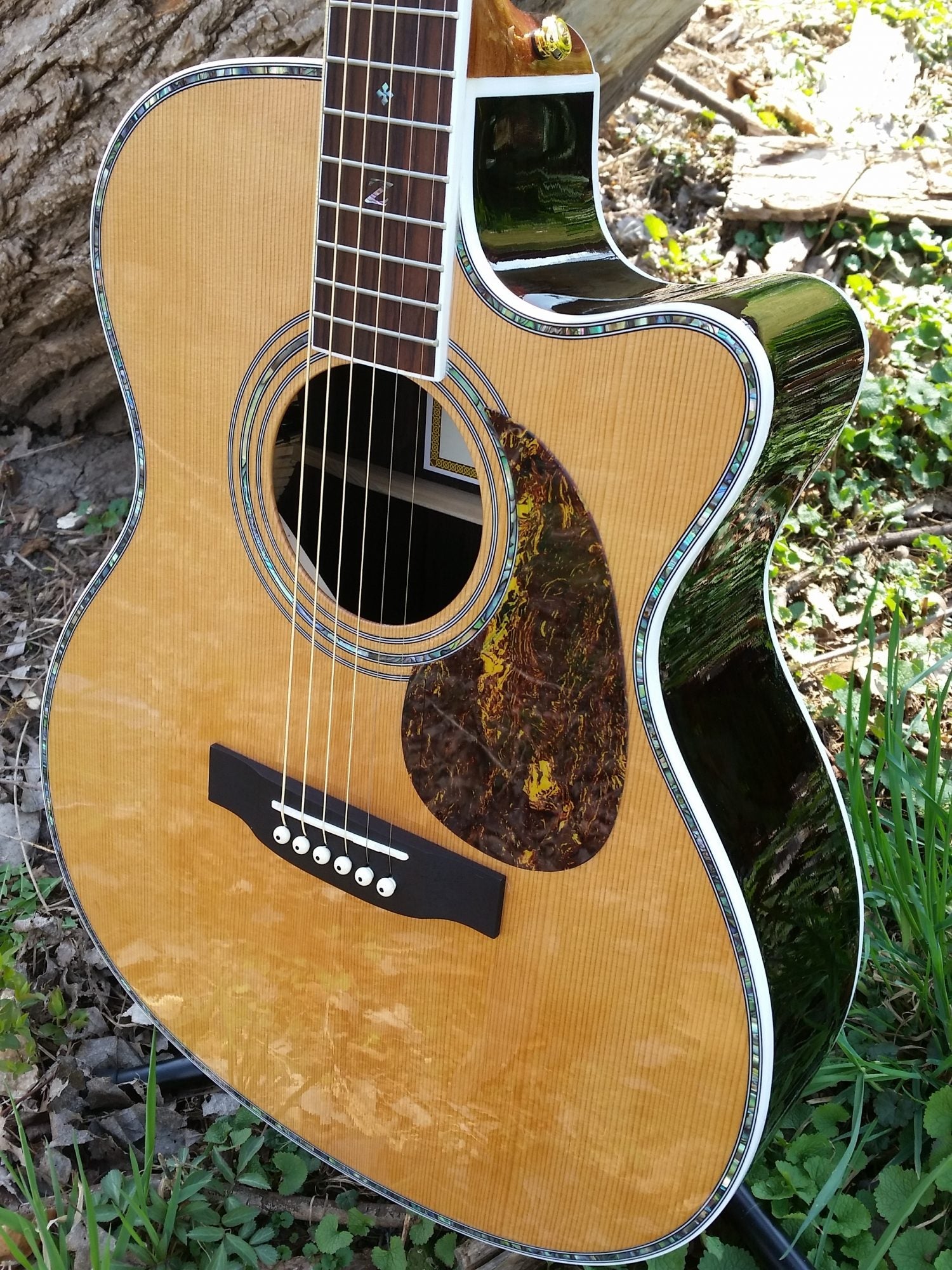 ZAD80CE Solid Cedar/Rosewood Acoustic Electric Smaller “OM” Size Pro Series - DEAL OF THE DAY