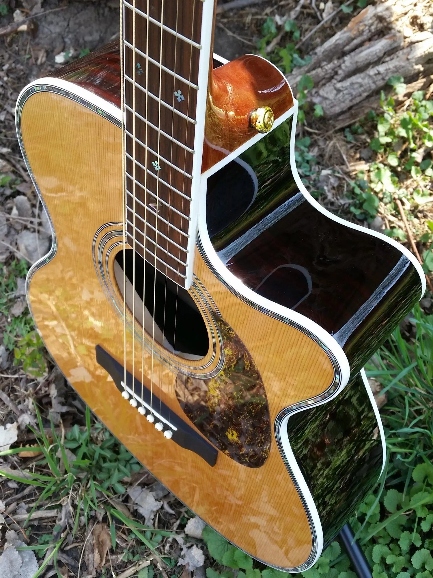 ZAD80CE Solid Cedar/Rosewood Acoustic Electric Smaller “OM” Size Pro Series - Vault