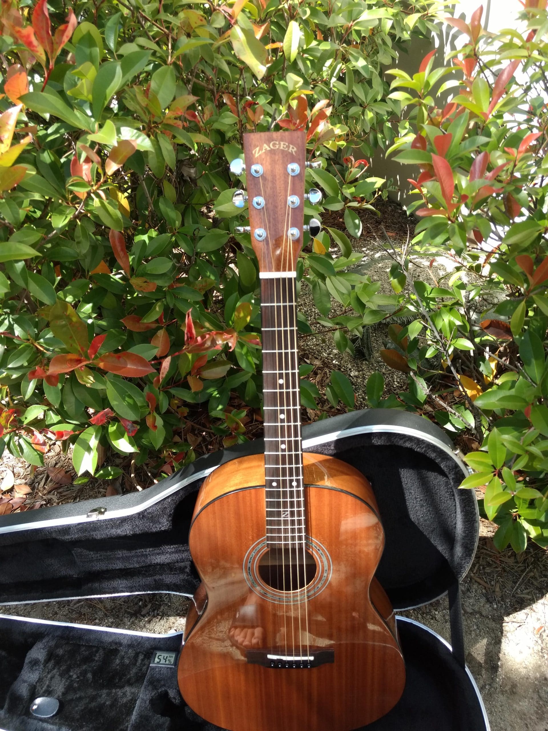 38 inch Parlor Size Solid African Mahogany Acoustic Electric - Vault