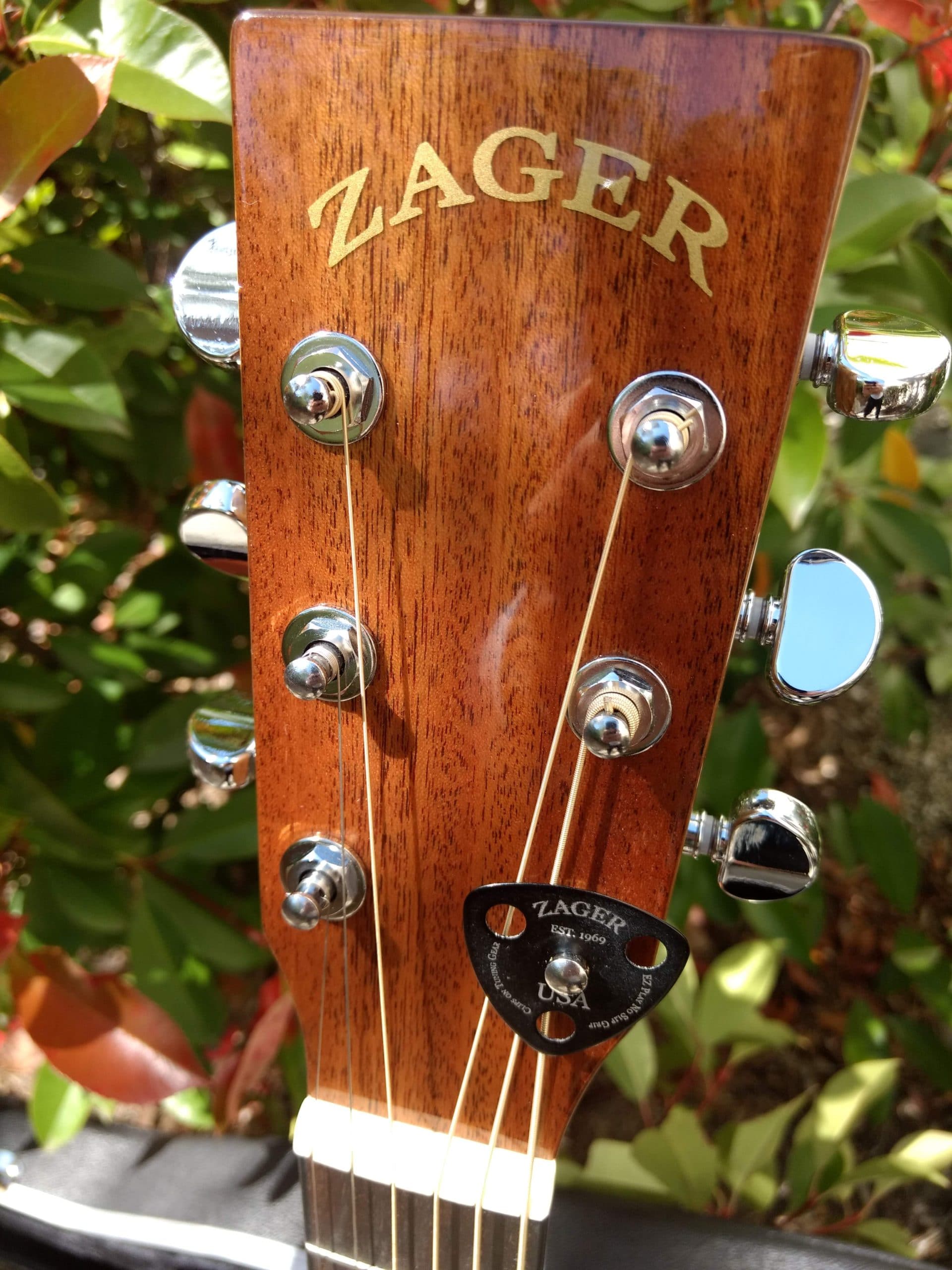 38 inch Parlor Size Solid African Mahogany Acoustic Electric - Vault